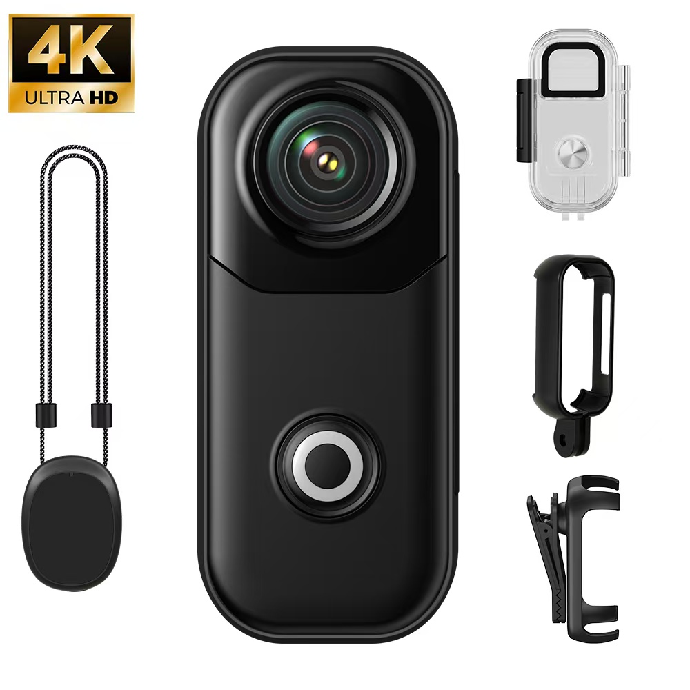 Outdoor Adventure Video - Mini kamera sportowa 4K, kamera osobista