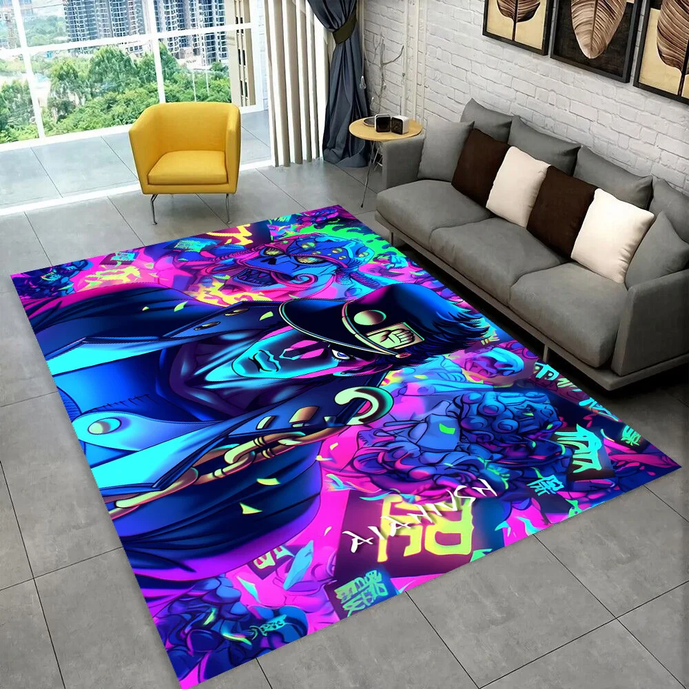 Outdoor Adventure Online - Dywan 3D z motywem anime Jojo's