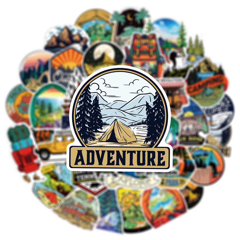 10/30/50/100 szt. Naklejki z k – Outdoor Adventure Toys recenzja i cena