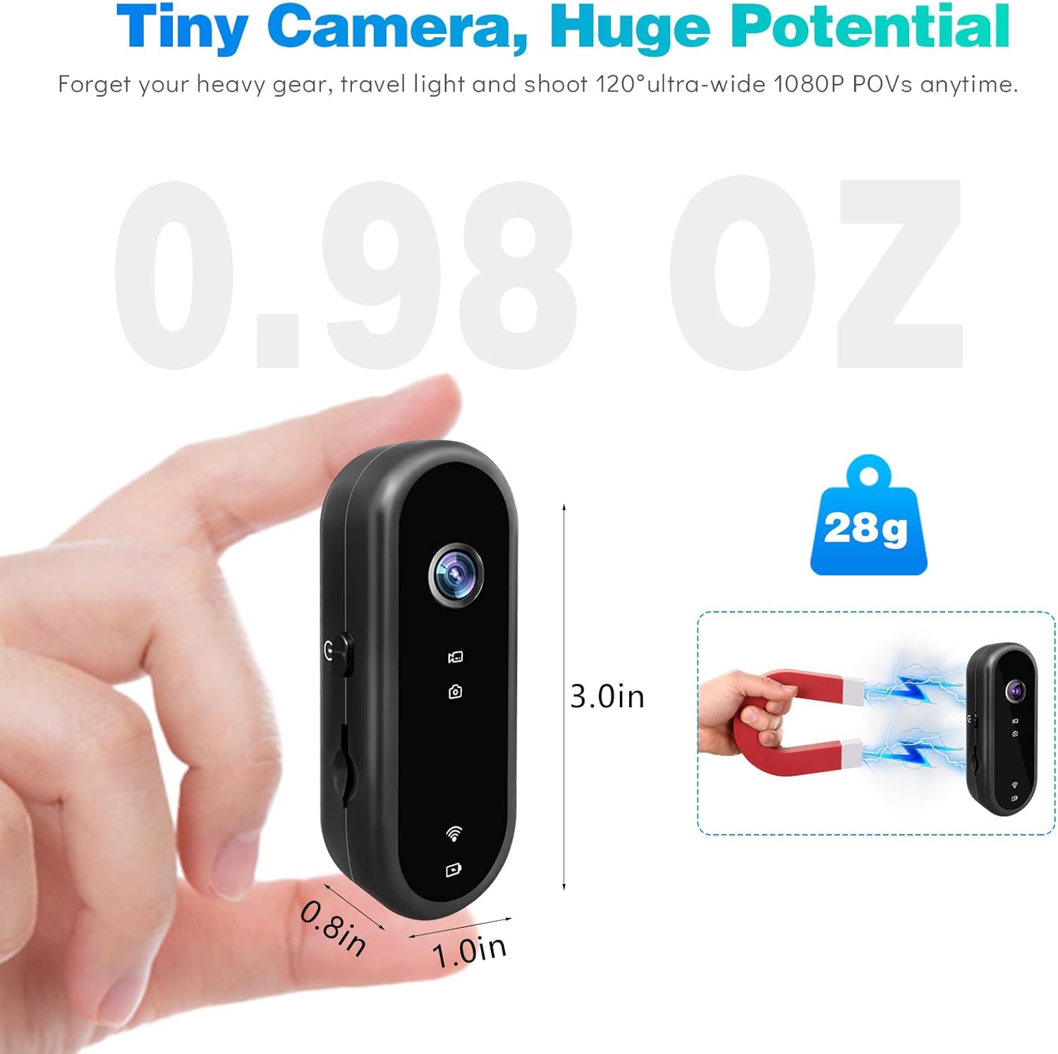 Mini kamera sportowa WiFi 1080 – Outdoor Adventure Video recenzja i cena