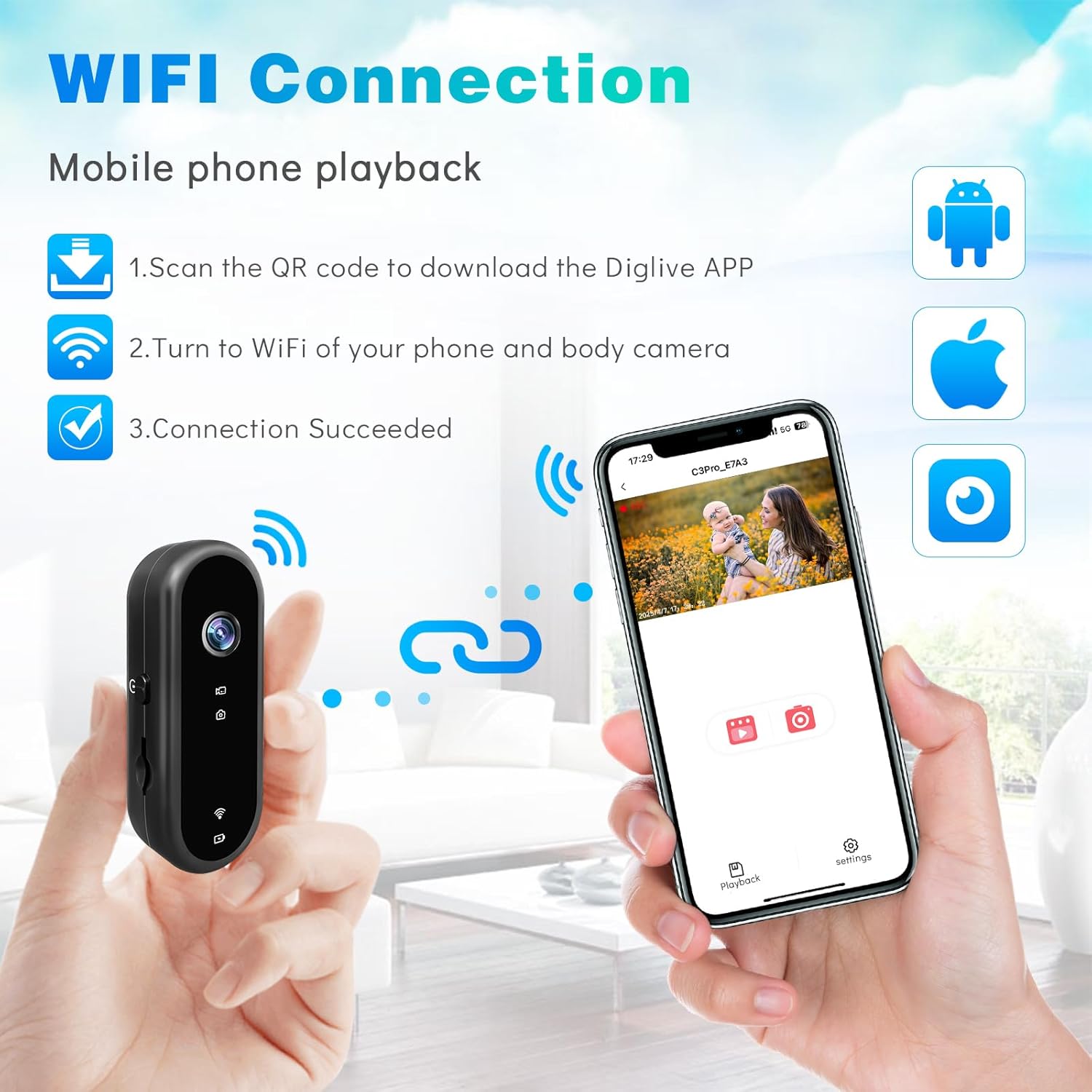 Mini kamera sportowa WiFi 1080 – Outdoor Adventure Video recenzja i cena